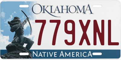 OK license plate 779XNL