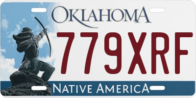 OK license plate 779XRF