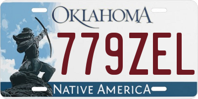 OK license plate 779ZEL