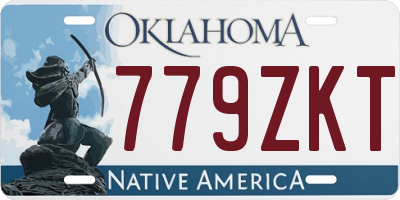 OK license plate 779ZKT