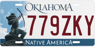 OK license plate 779ZKY