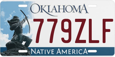 OK license plate 779ZLF