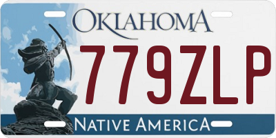 OK license plate 779ZLP