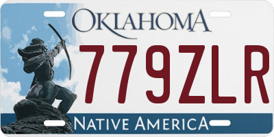 OK license plate 779ZLR