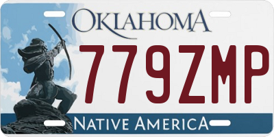 OK license plate 779ZMP