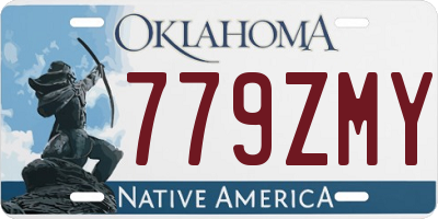 OK license plate 779ZMY