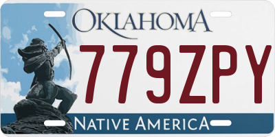 OK license plate 779ZPY