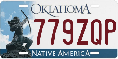 OK license plate 779ZQP
