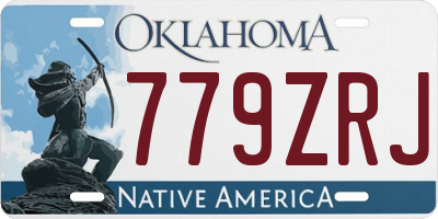 OK license plate 779ZRJ