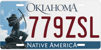 OK license plate 779ZSL