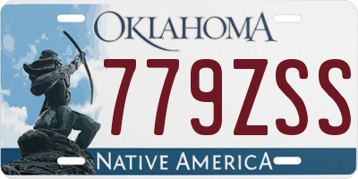 OK license plate 779ZSS