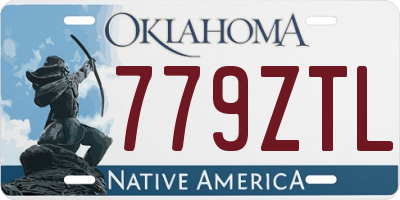 OK license plate 779ZTL