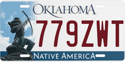OK license plate 779ZWT
