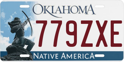 OK license plate 779ZXE