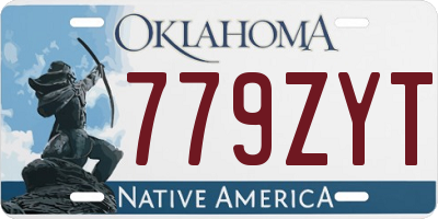 OK license plate 779ZYT