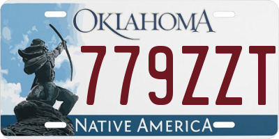 OK license plate 779ZZT