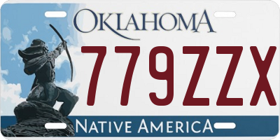 OK license plate 779ZZX