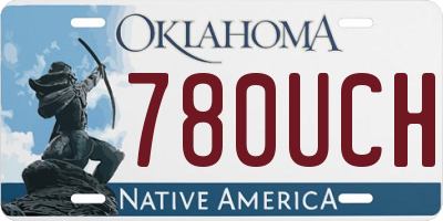 OK license plate 780UCH