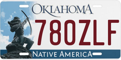 OK license plate 780ZLF
