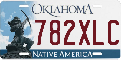OK license plate 782XLC