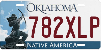 OK license plate 782XLP