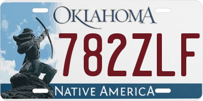 OK license plate 782ZLF