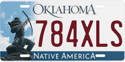 OK license plate 784XLS