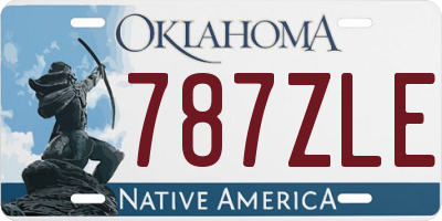 OK license plate 787ZLE