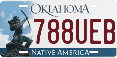 OK license plate 788UEB