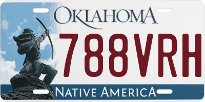 OK license plate 788VRH