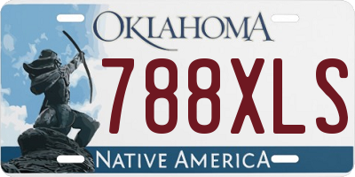 OK license plate 788XLS
