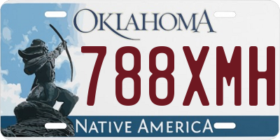 OK license plate 788XMH