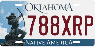 OK license plate 788XRP