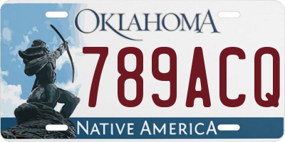 OK license plate 789ACQ