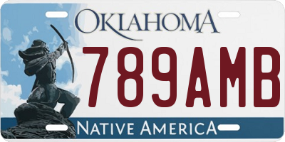 OK license plate 789AMB