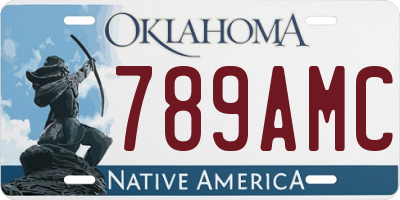 OK license plate 789AMC