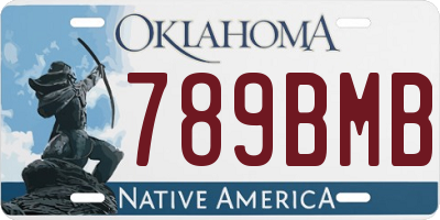 OK license plate 789BMB