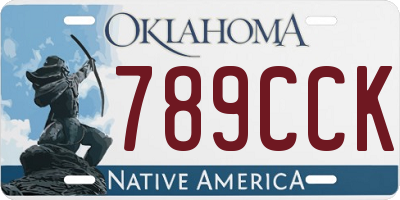 OK license plate 789CCK