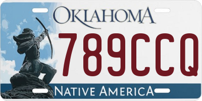 OK license plate 789CCQ