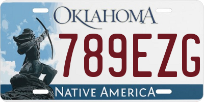 OK license plate 789EZG