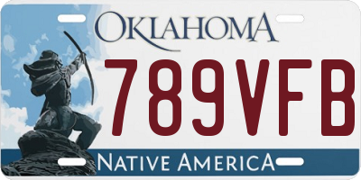 OK license plate 789VFB