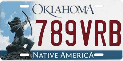 OK license plate 789VRB