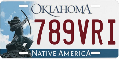 OK license plate 789VRI