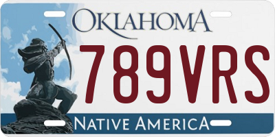 OK license plate 789VRS
