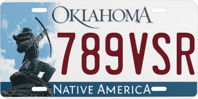 OK license plate 789VSR