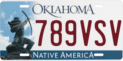 OK license plate 789VSV
