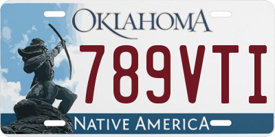 OK license plate 789VTI