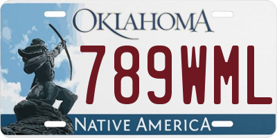 OK license plate 789WML