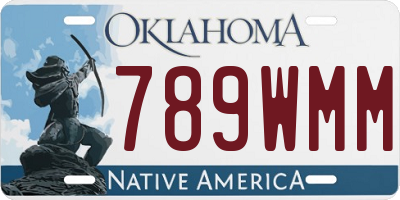 OK license plate 789WMM