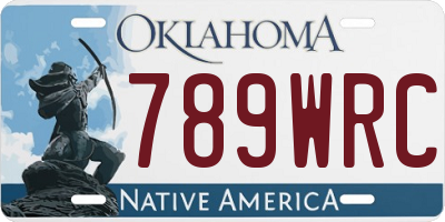 OK license plate 789WRC